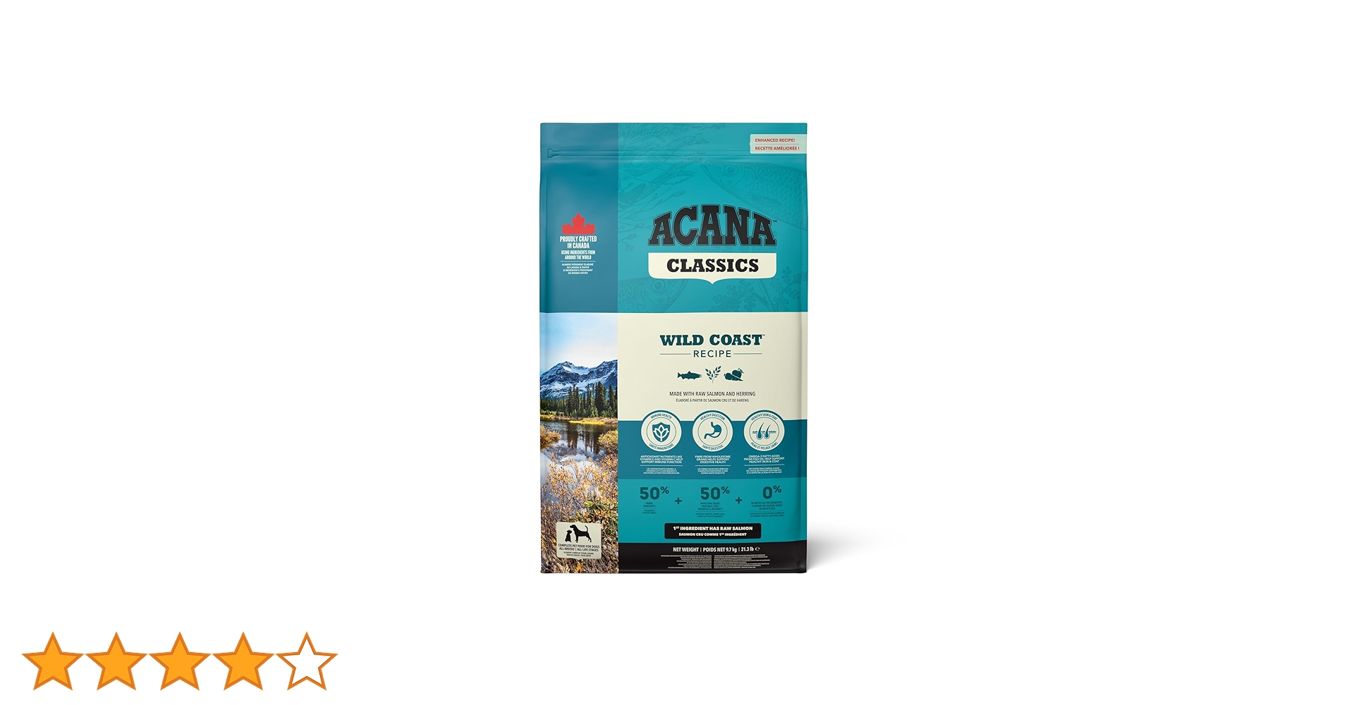 アカナワイルドコーストレシピ9.7kg 1袋 Amazon.co.jp: 【正規品】 ACANA アカナ クラシック ワイルドコースト